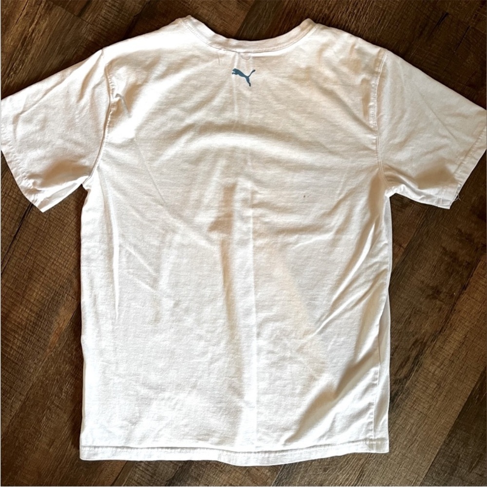 Old Navy and Puma tshirts. Set of two. White and Maroon. Boys size Large (10-12) - Picture 6 of 8
